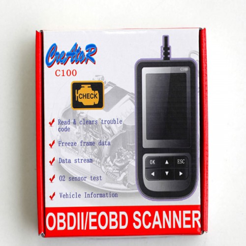 C100  V3.7 Auto Scan OBDII/EOBD Code Reader