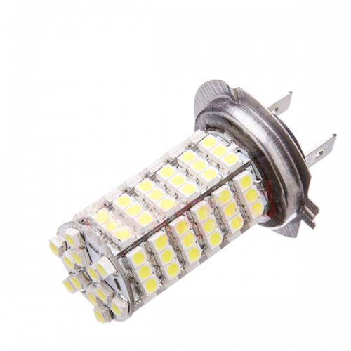 H7 120 LED 3528 SMD Xenon White Car Fog Headlight Head Light Lamp Bulb DC 12V 10pcs/lot