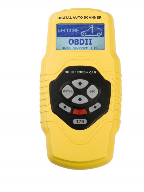 Highend Diagnostic Scan Tool OBDII auto scanner T79(yellow, multilingual,updatable)