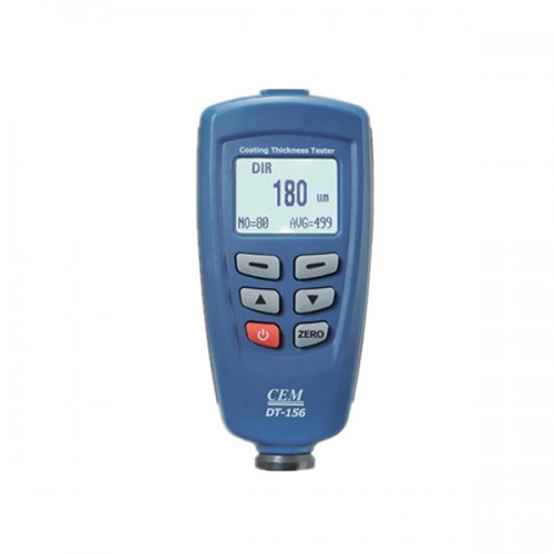 Nuovo Arrivo CEM DT-156 Pro Paint Coating Thickness Meter Gauge Auto F/NF Probe Tester 1250um V-groove
