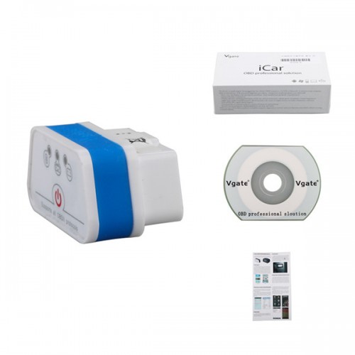 Newest Vgate iCar 2 Bluetooth Version ELM327 OBD2 Code Reader iCar2 For Android/ PC (Six Color Available)