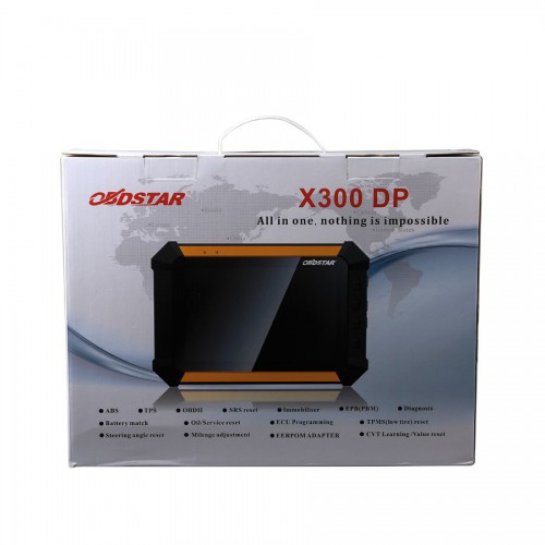 OBDSTAR X300 DP PAD Tablet Key Programmer Standard Configuration Immobilizer+ Odometer Adjustment+ EEPROM/PIC Adapter +OBDII Promo