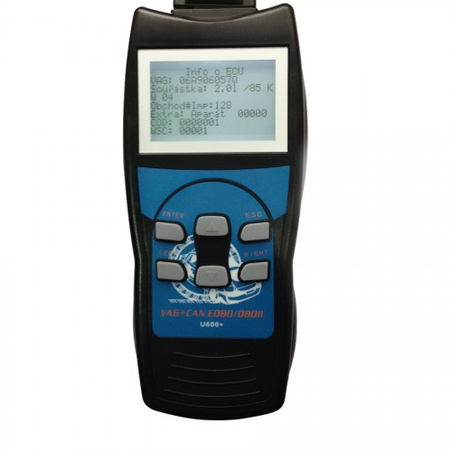 U600+ V-A-G CAN EOBD/OBDII Professional Scanner