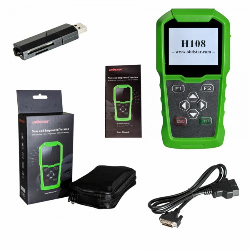 OBDSTAR H108 PSA Programmer Support All Key Lost Programming/Pin Code Reading/Cluster Calibrate for Peugeot/Citroen/DS Can &K-line