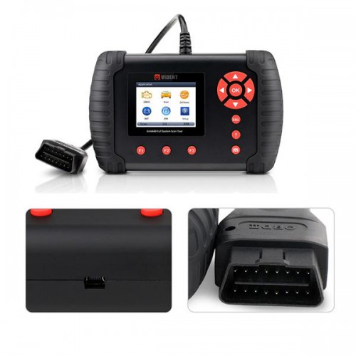 VIDENT iLink440 iLink 440 Four System Scan Tool Support Engine ABS Air Bag SRS EPB Reset Battery Configuration Promo