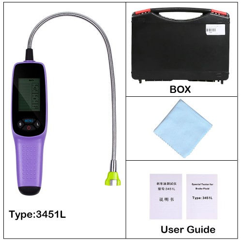 Special Tester for Brake Fluid 3451L with LCD Screen