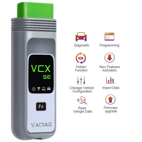 VXDIAG VCX SE Pro Diagnostic Tool with 3 Free Car Software GM/Ford/Mazda/VW/Audi/Honda/Volvo/Toyota/JLR/Subaru EU Spedizione