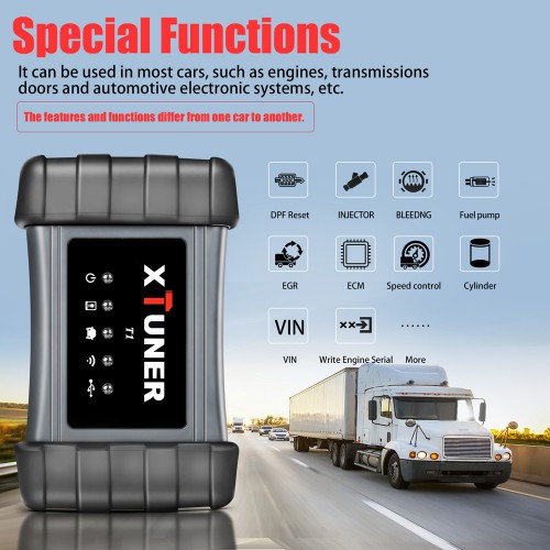 XTUNER T1 Heavy Duty Intelligent Diagnostic Tool with Special Function Supporta WIFI Promo