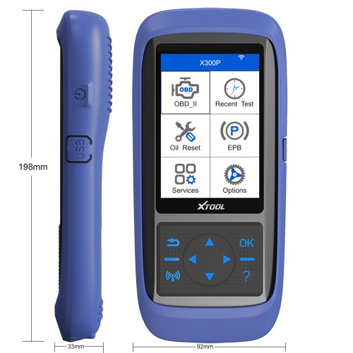 Original Xtool X300P Scan Tool With special functions support multi-language Italian included