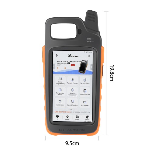 2024 Piu Nuovo Xhorse VVDI Key Tool Max Pro With MINI OBD Tool Function Support Read Voltage and Leakage Current