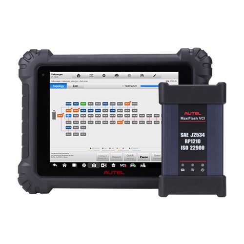 100% Original Autel MaxiSys MS909 10-inch Full System Diagnostic Tablet with Android 7.0 OS With MaxiFlash VCI