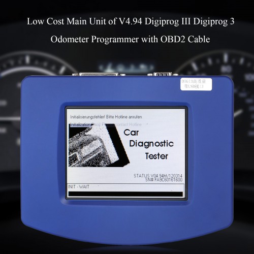(UK Spedizione No Tasse)Low Cost Main Unit of V4.94 Digiprog III Digiprog3 Odometer Programmer with OBD2 ST01 ST04 Cable
