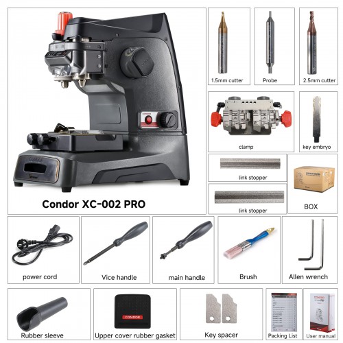 2024 Originale Xhorse Condor XC-002 XC002 PRO Key Cutting Machine