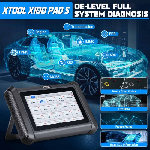 Nuovo OBD2 XTOOL X100 PADS Auto Chiave Programmatore con la Funzione di Ripristino dell'Olio e Regolazione del Contachilometri