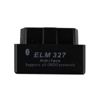 Super MINI ELM327 Bluetooth Version OBD2 Diagnostic Scanner Software V2.1 (Black)