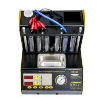AUTOOL CT200 Ultrasonic Fuel Injector Cleaner & Tester Support 110V/220V with English Panel Promo
