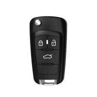XHORSE XNBU00EN Wireless Universal Remote Key Buick Style Flip 3 Buttons Remotes for VVDI Key Tool English Version