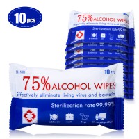 75% alcohol wipes，effectively eliminate living virus and bacteria，sterilization rate 99.99%
