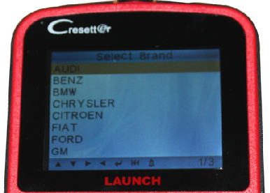 Launch CResetter Vehicle List - 01