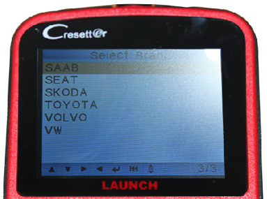 Launch CResetter Vehicle List - 03