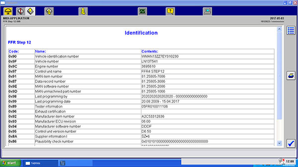 MAN VCI Lite V14.01 Professional Diagnostic Tool - 11