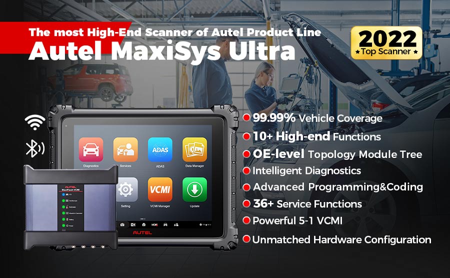 Autel Maxisys Ultra Intelligent Full System Diagnostic Tool
