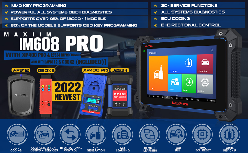 IM608 PR Plus APB112 Smart Key Simulator and G-BOX2.