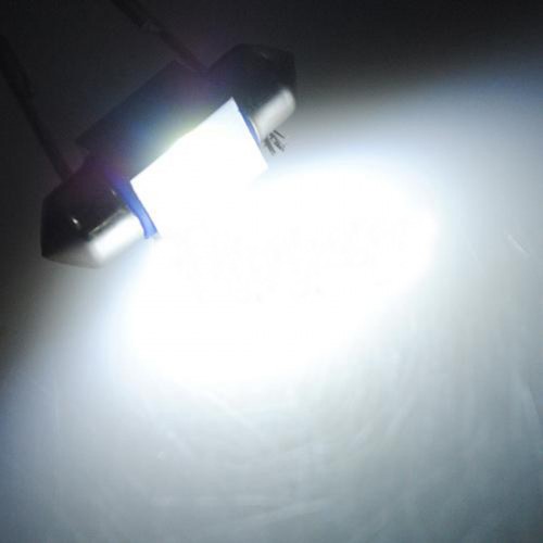 31mm High Power 1W LED SMD Festoon Dome Car Light Bulb Lamp 3243 6418 White 12V 5pc/lot