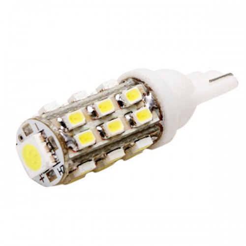 25 SMD LED White Car Wedge Light Bulb T10 12V 5W 10pcs/lot