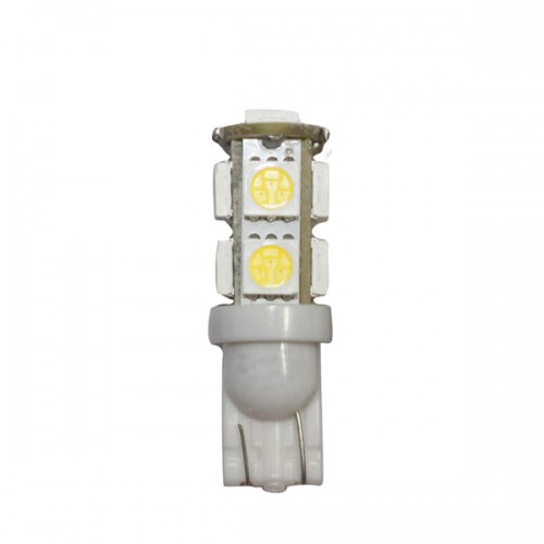 T10 9 SMD 5050 White LED Car Light Bulb Lamp DC12V 10pcs/lot
