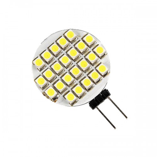 Warm White G4 24 SMD LED Lamp Light Car Bulb 12V AC 5pcs/lot
