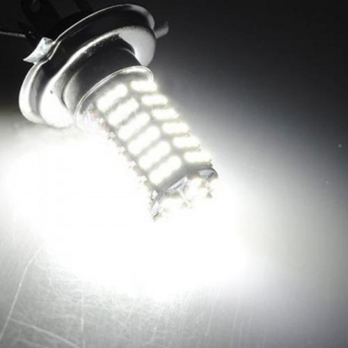 Car 120 LED 3528 SMD H4 Xenon-White Fog Head Light Headlight Lamp Bulb DC 12V 10pcs/lot
