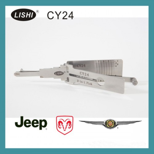 LISHI CHRYSLER CY24 2-in-1 Auto Pick and Decoder