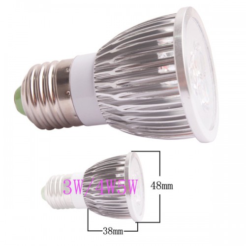 350LM 3W E27 GU10 E14 GU5.3 LED Light Lamp Bulb AC85-265V 110V 220V Cool Warm White 5pcs/lot