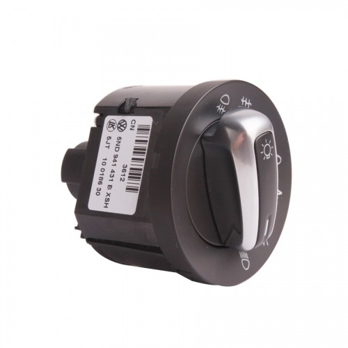 CHROME EURO HEAD LIGHT SWITCH FOR VW PASSAT CC B6 GOLF JETTA MK5 MK6