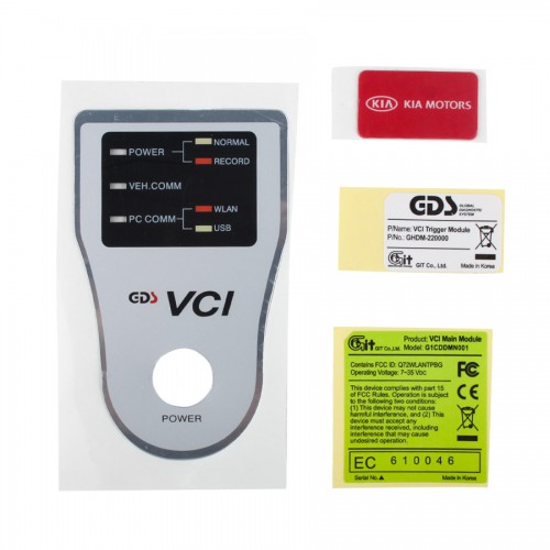 GDS VCI for KIA & HYUNDAI (RED) con Trigger Module Firmware V2.02 Software V15