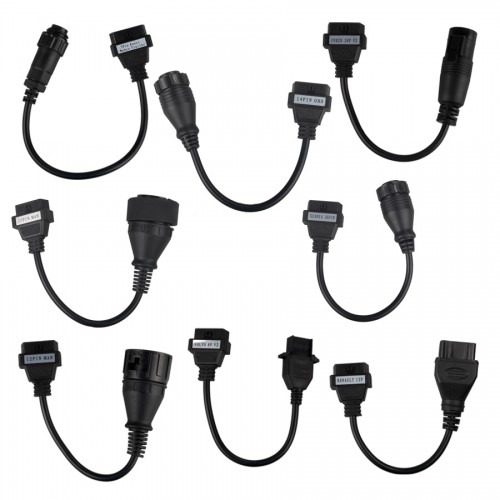 Truck Cables Full Set for Multi-Diag Scanner 3 in 1