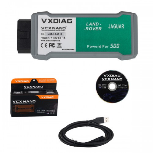 VXDIAG VCX NANO for Land Rover and Jaguar Software SDD V154 Promo