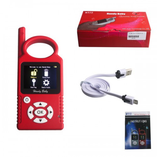 V8.3.0 Handy Baby Hand-held Car Key Copy Auto Key Programmer for 4D/46/48 Chips Plus G Chip Copy Function Authorization Promo