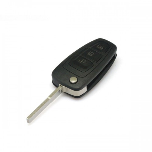Ford Focus Folding Remote Shell 3 Buttons HU101 Blade (Black Color ) 5pcs/lot