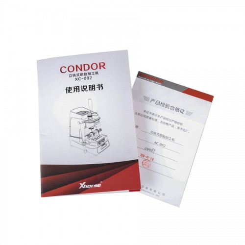 New Released Original Xhorse Condor XC-002 Ikeycutter Mechanical Key Cutting Machine Spedizione Gratuita DHL