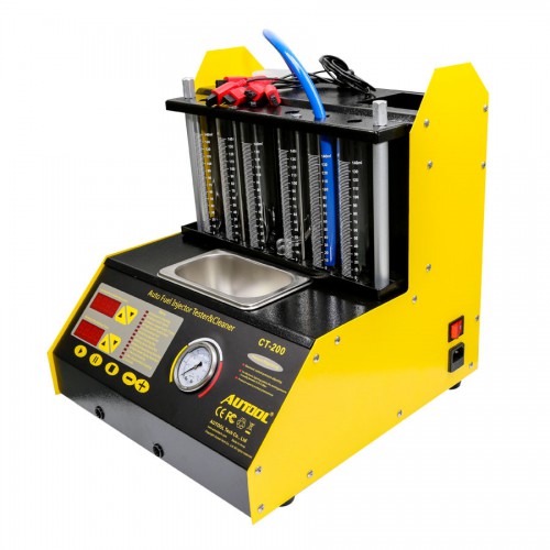 AUTOOL CT200 Ultrasonic Fuel Injector Cleaner & Tester Support 110V/220V with English Panel Promo