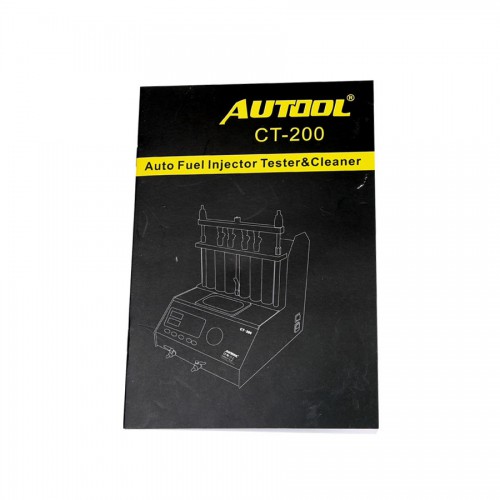 AUTOOL CT200 Ultrasonic Fuel Injector Cleaner & Tester Support 110V/220V with English Panel Promo