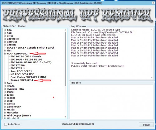 Professionale DPF+EGR REMOVER 3.0 Lambda Hotstart Flap,O2, DTC 2 SOFTWARE FULL Promo