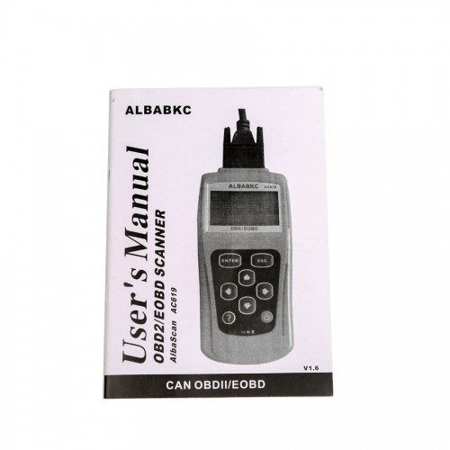ALBABKC AC619 Auto Fault Detection Clear the Instrument Diagnostic Scan Tool