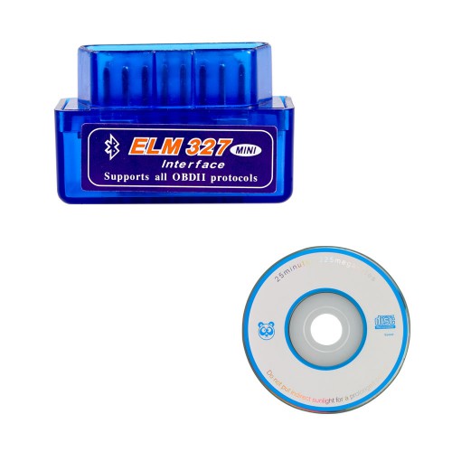 Hot  MINI ELM327 Bluetooth OBD2 Hardware V1.5 Software V2.1