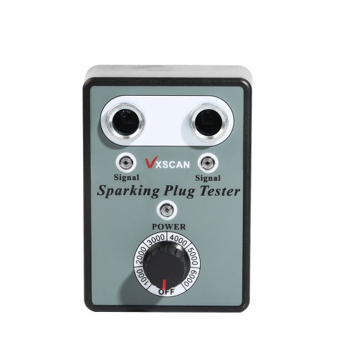 VXSCAN Car Spark Plug Tester with Adjustable Double Hole Detector Ignition Plug Analyzer