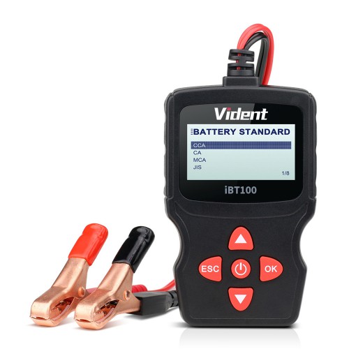 Nuovo Vident iBT100 12V Analizzatore di Batteria per Allagato / Piastra Piana AGM / Spirale AGM / GEL Batterie