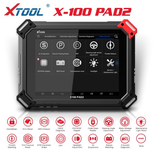 (EU Spedizione No Tasse) Xtool X100 PAD2 Special Functions Expert with VW 4th & 5th IMMO