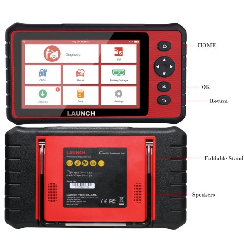 LAUNCH X431 CRP909 OBD2 Car Diagnostic Scanner Professional OBD2 Scanner Airbag SAS TPMS IMMO Reset OBD Auto Code Reader LAUNCH